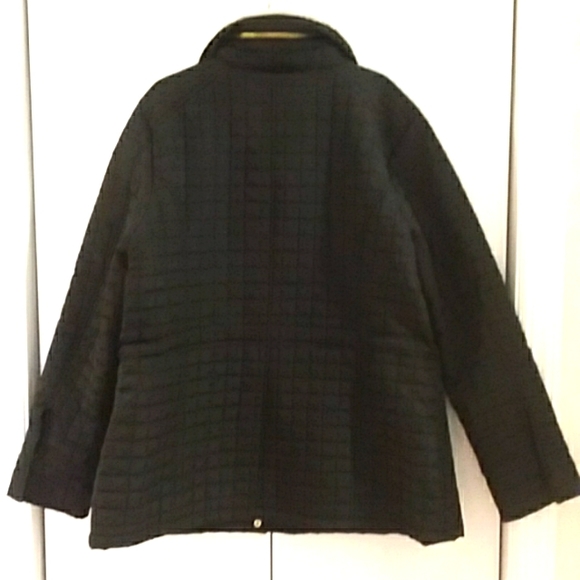 Black quilted coat - Picture 4 of 4